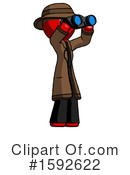 Red Design Mascot Clipart #1592622 by Leo Blanchette