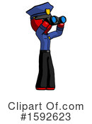 Red Design Mascot Clipart #1592623 by Leo Blanchette