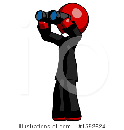 Royalty-Free (RF) Red Design Mascot Clipart Illustration by Leo Blanchette - Stock Sample #1592624