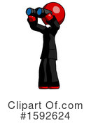 Red Design Mascot Clipart #1592624 by Leo Blanchette