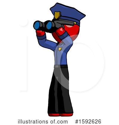 Royalty-Free (RF) Red Design Mascot Clipart Illustration by Leo Blanchette - Stock Sample #1592626
