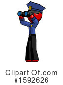 Red Design Mascot Clipart #1592626 by Leo Blanchette