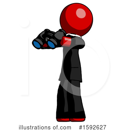 Royalty-Free (RF) Red Design Mascot Clipart Illustration by Leo Blanchette - Stock Sample #1592627