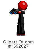 Red Design Mascot Clipart #1592627 by Leo Blanchette