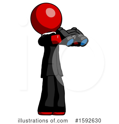 Royalty-Free (RF) Red Design Mascot Clipart Illustration by Leo Blanchette - Stock Sample #1592630