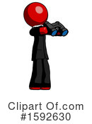 Red Design Mascot Clipart #1592630 by Leo Blanchette