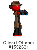 Red Design Mascot Clipart #1592631 by Leo Blanchette