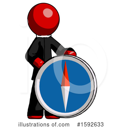 Royalty-Free (RF) Red Design Mascot Clipart Illustration by Leo Blanchette - Stock Sample #1592633