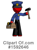 Red Design Mascot Clipart #1592646 by Leo Blanchette