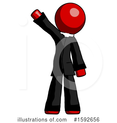 Royalty-Free (RF) Red Design Mascot Clipart Illustration by Leo Blanchette - Stock Sample #1592656