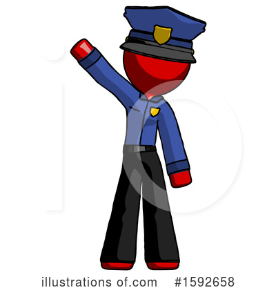 Royalty-Free (RF) Red Design Mascot Clipart Illustration by Leo Blanchette - Stock Sample #1592658