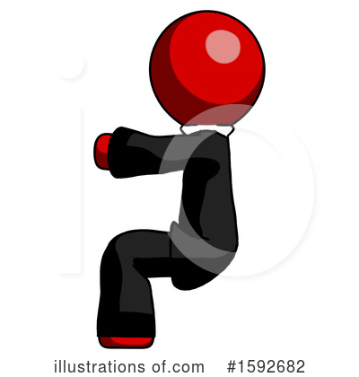 Royalty-Free (RF) Red Design Mascot Clipart Illustration by Leo Blanchette - Stock Sample #1592682