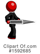 Red Design Mascot Clipart #1592685 by Leo Blanchette