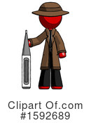Red Design Mascot Clipart #1592689 by Leo Blanchette
