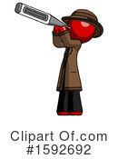 Red Design Mascot Clipart #1592692 by Leo Blanchette