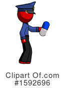 Red Design Mascot Clipart #1592696 by Leo Blanchette