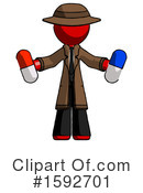 Red Design Mascot Clipart #1592701 by Leo Blanchette