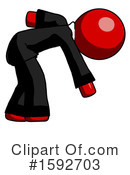 Red Design Mascot Clipart #1592703 by Leo Blanchette