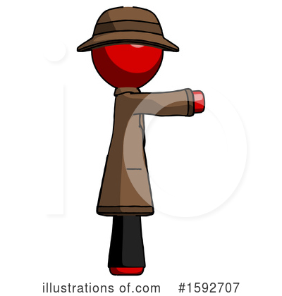 Royalty-Free (RF) Red Design Mascot Clipart Illustration by Leo Blanchette - Stock Sample #1592707