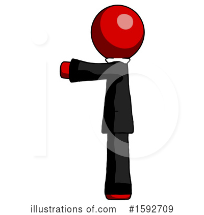 Royalty-Free (RF) Red Design Mascot Clipart Illustration by Leo Blanchette - Stock Sample #1592709