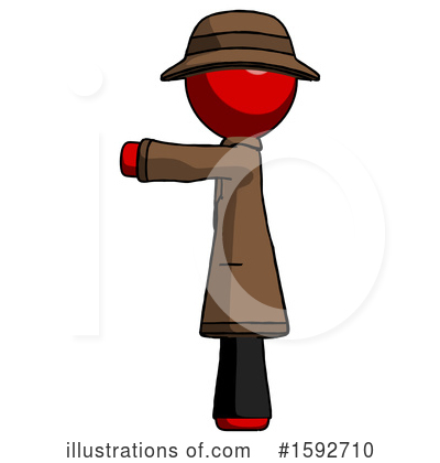 Royalty-Free (RF) Red Design Mascot Clipart Illustration by Leo Blanchette - Stock Sample #1592710