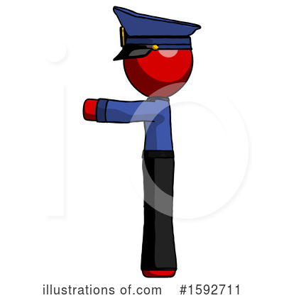 Royalty-Free (RF) Red Design Mascot Clipart Illustration by Leo Blanchette - Stock Sample #1592711