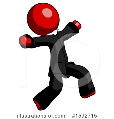 Royalty-Free (RF) Red Design Mascot Clipart Illustration by Leo Blanchette - Stock Sample #1592715