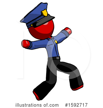 Royalty-Free (RF) Red Design Mascot Clipart Illustration by Leo Blanchette - Stock Sample #1592717