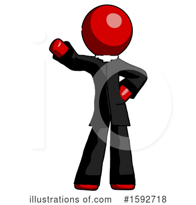 Royalty-Free (RF) Red Design Mascot Clipart Illustration by Leo Blanchette - Stock Sample #1592718
