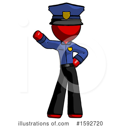 Royalty-Free (RF) Red Design Mascot Clipart Illustration by Leo Blanchette - Stock Sample #1592720