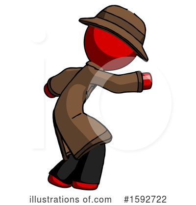 Royalty-Free (RF) Red Design Mascot Clipart Illustration by Leo Blanchette - Stock Sample #1592722