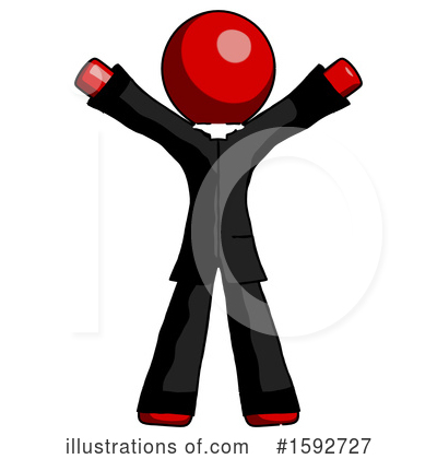 Royalty-Free (RF) Red Design Mascot Clipart Illustration by Leo Blanchette - Stock Sample #1592727