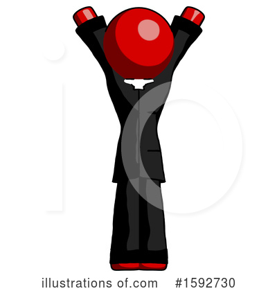 Royalty-Free (RF) Red Design Mascot Clipart Illustration by Leo Blanchette - Stock Sample #1592730