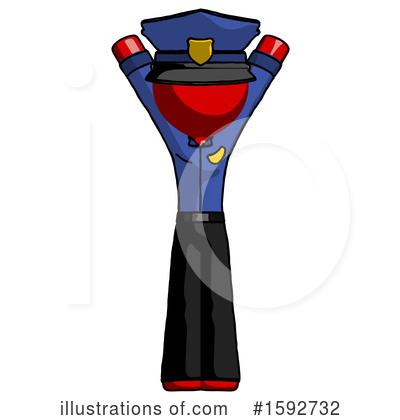 Royalty-Free (RF) Red Design Mascot Clipart Illustration by Leo Blanchette - Stock Sample #1592732
