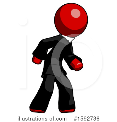 Royalty-Free (RF) Red Design Mascot Clipart Illustration by Leo Blanchette - Stock Sample #1592736
