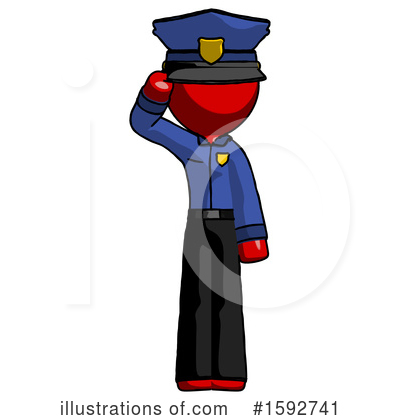 Royalty-Free (RF) Red Design Mascot Clipart Illustration by Leo Blanchette - Stock Sample #1592741