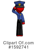 Red Design Mascot Clipart #1592741 by Leo Blanchette