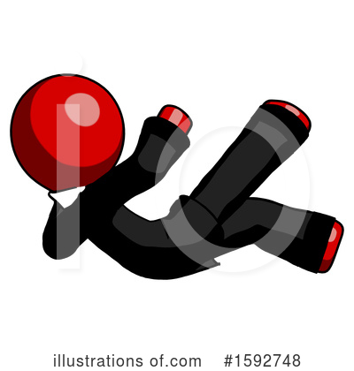 Royalty-Free (RF) Red Design Mascot Clipart Illustration by Leo Blanchette - Stock Sample #1592748