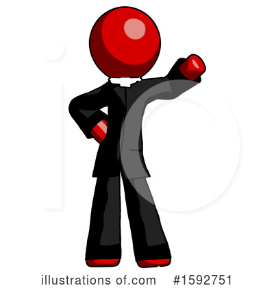 Royalty-Free (RF) Red Design Mascot Clipart Illustration by Leo Blanchette - Stock Sample #1592751