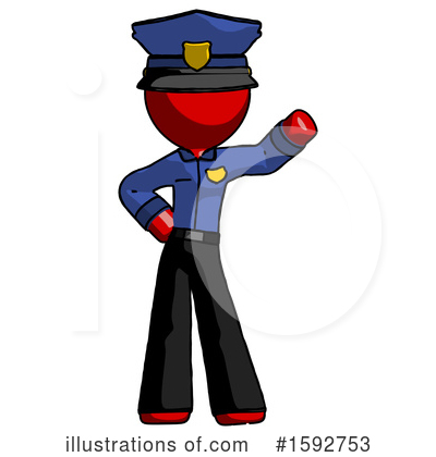 Royalty-Free (RF) Red Design Mascot Clipart Illustration by Leo Blanchette - Stock Sample #1592753