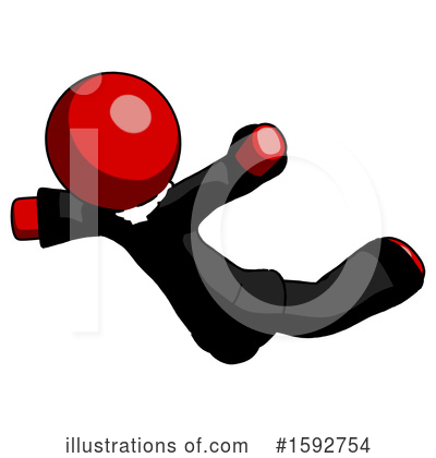 Royalty-Free (RF) Red Design Mascot Clipart Illustration by Leo Blanchette - Stock Sample #1592754