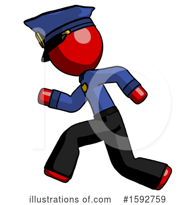Royalty-Free (RF) Red Design Mascot Clipart Illustration by Leo Blanchette - Stock Sample #1592759