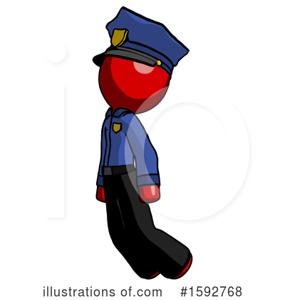 Royalty-Free (RF) Red Design Mascot Clipart Illustration by Leo Blanchette - Stock Sample #1592768
