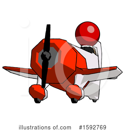 Royalty-Free (RF) Red Design Mascot Clipart Illustration by Leo Blanchette - Stock Sample #1592769