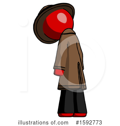 Royalty-Free (RF) Red Design Mascot Clipart Illustration by Leo Blanchette - Stock Sample #1592773