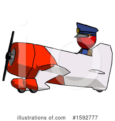 Royalty-Free (RF) Red Design Mascot Clipart Illustration by Leo Blanchette - Stock Sample #1592777