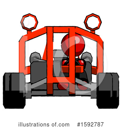 Royalty-Free (RF) Red Design Mascot Clipart Illustration by Leo Blanchette - Stock Sample #1592787