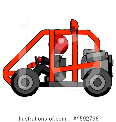 Royalty-Free (RF) Red Design Mascot Clipart Illustration by Leo Blanchette - Stock Sample #1592796