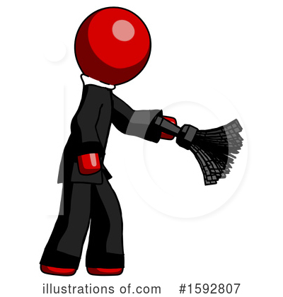 Royalty-Free (RF) Red Design Mascot Clipart Illustration by Leo Blanchette - Stock Sample #1592807