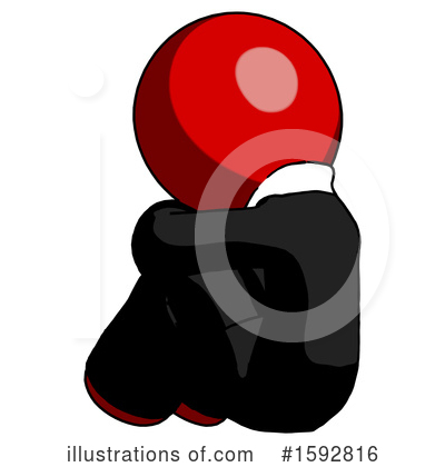 Royalty-Free (RF) Red Design Mascot Clipart Illustration by Leo Blanchette - Stock Sample #1592816